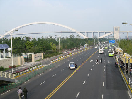 Lipu Bridge Connecting Pudong to Luwan