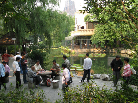 People's Park in Shanghai China